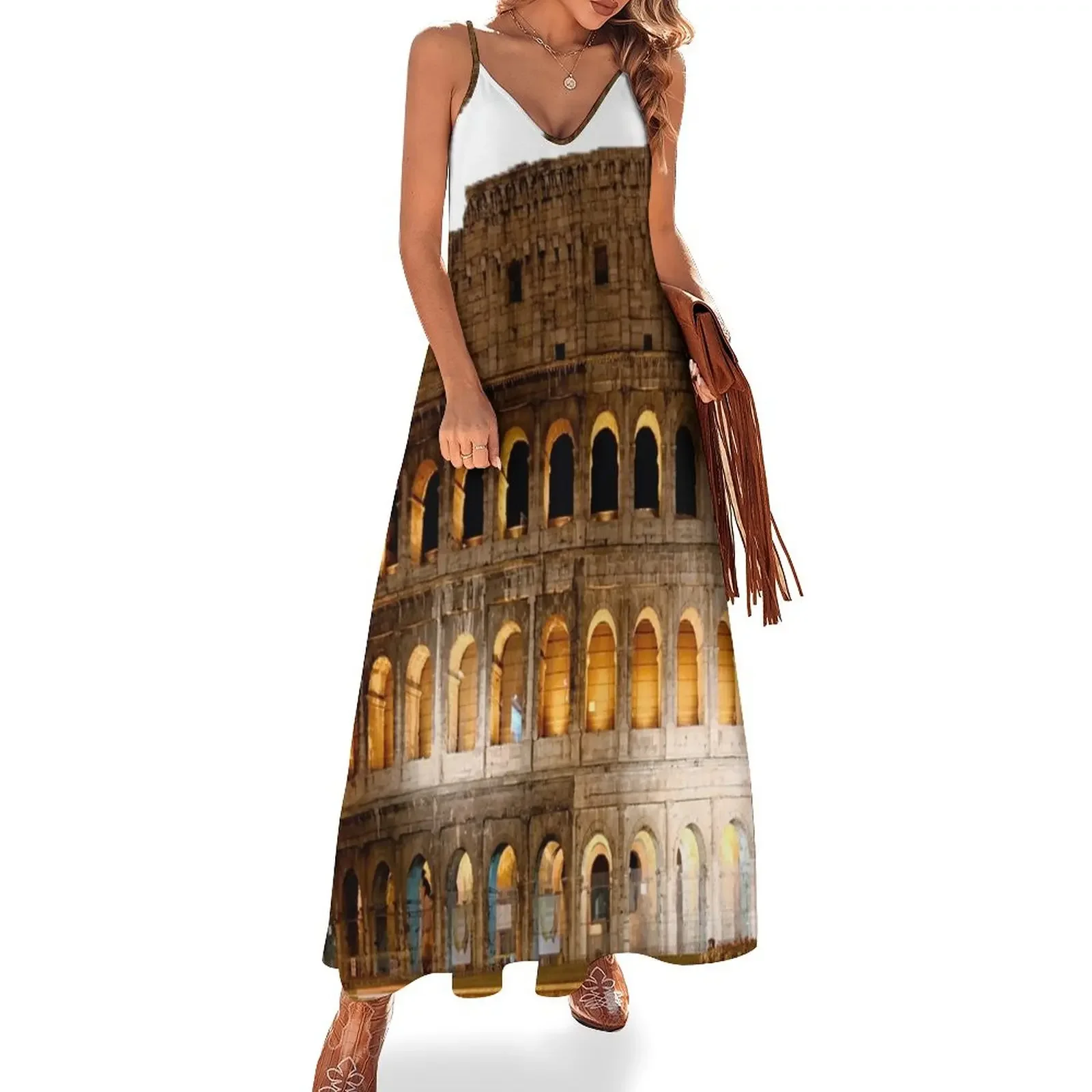 The Colosseum Sleeveless Dress elegant and pretty women's dresses women's summer clothing 2025 women's summer dress 2025