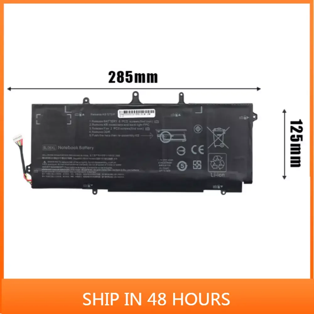 

3700mah/42wh replace Battery For HP BL06XL Folio 1040 G1 G2 G3 HSTNN-DB5D W02C Batteries+tools