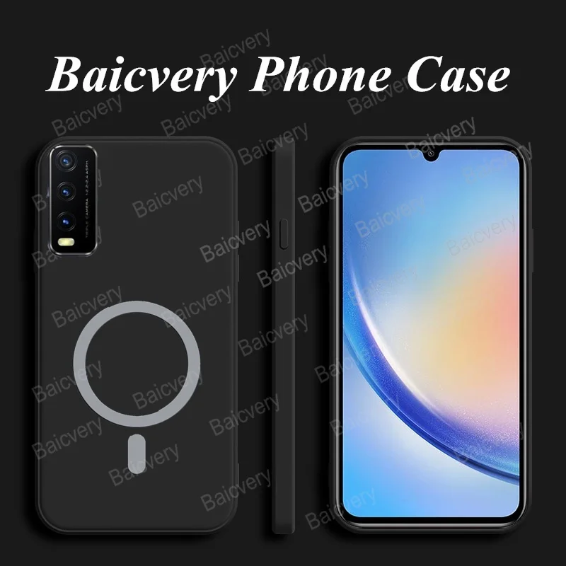 Cover For VIVO Y20 2020 V2029 Y20I V2027 V2032 Y20S Y11S V2028 Y12S V2026 V2033 V2042 Wireless Charge Soft TPU Phone Case