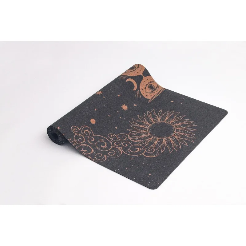 YTYIN Best Selling Wholesale Eco Friendly Cork Yoga Mat Fitness Custom With Logo Natural Rubber Direct Manufacturing