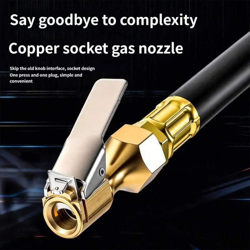 

Digitals Oil Immersions Tire Pressure Meter For Car SUVs Motorcycles Featuring Coppers Valves Connectors D2RD