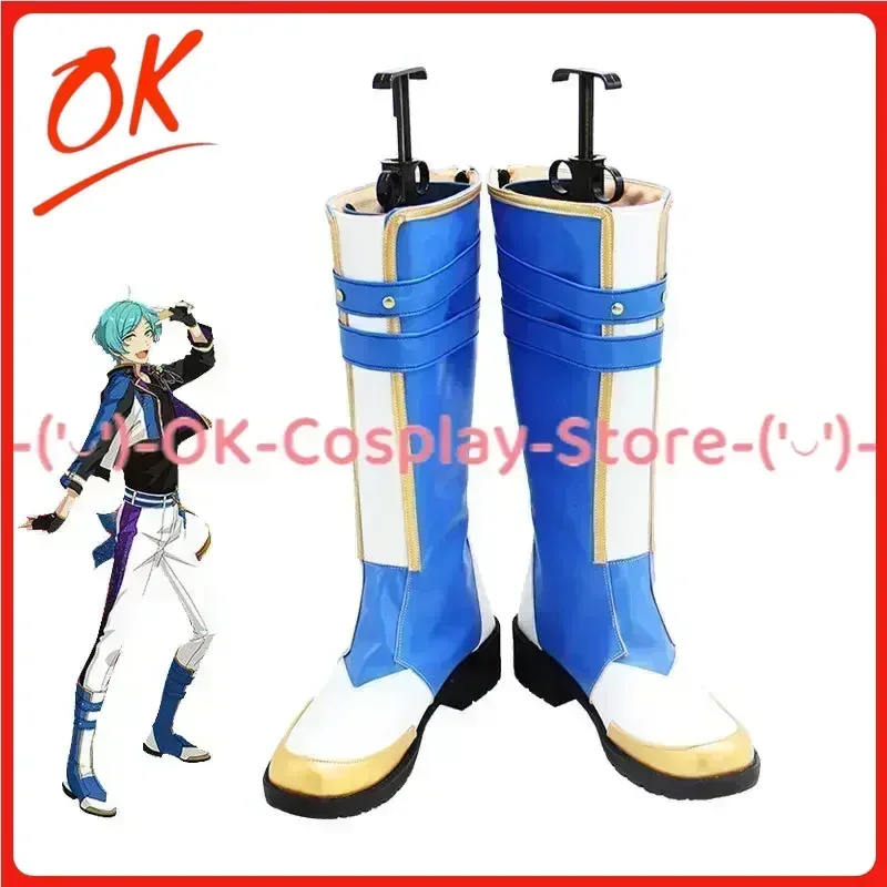 

[Customized] Game Ensemble Stars Shinkai Kanata Cosplay Shoes OK-Cosplay Anime Roleplay Halloween Carnival Party PU Leather Boot