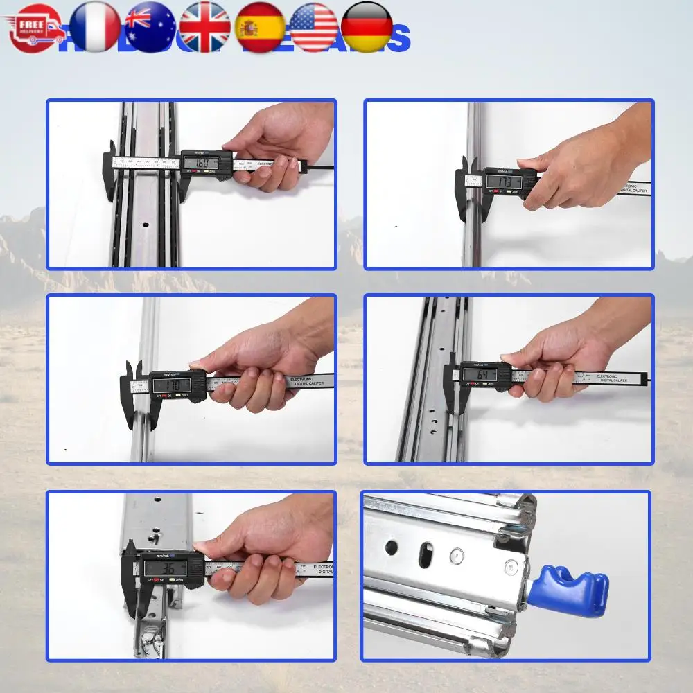 

Промышленные направляющие для ящиков с боковым креплением, нержавеющие, полного выдвижения, на шарикоподшипниках, профессиональные, для мебельной фурнитуры