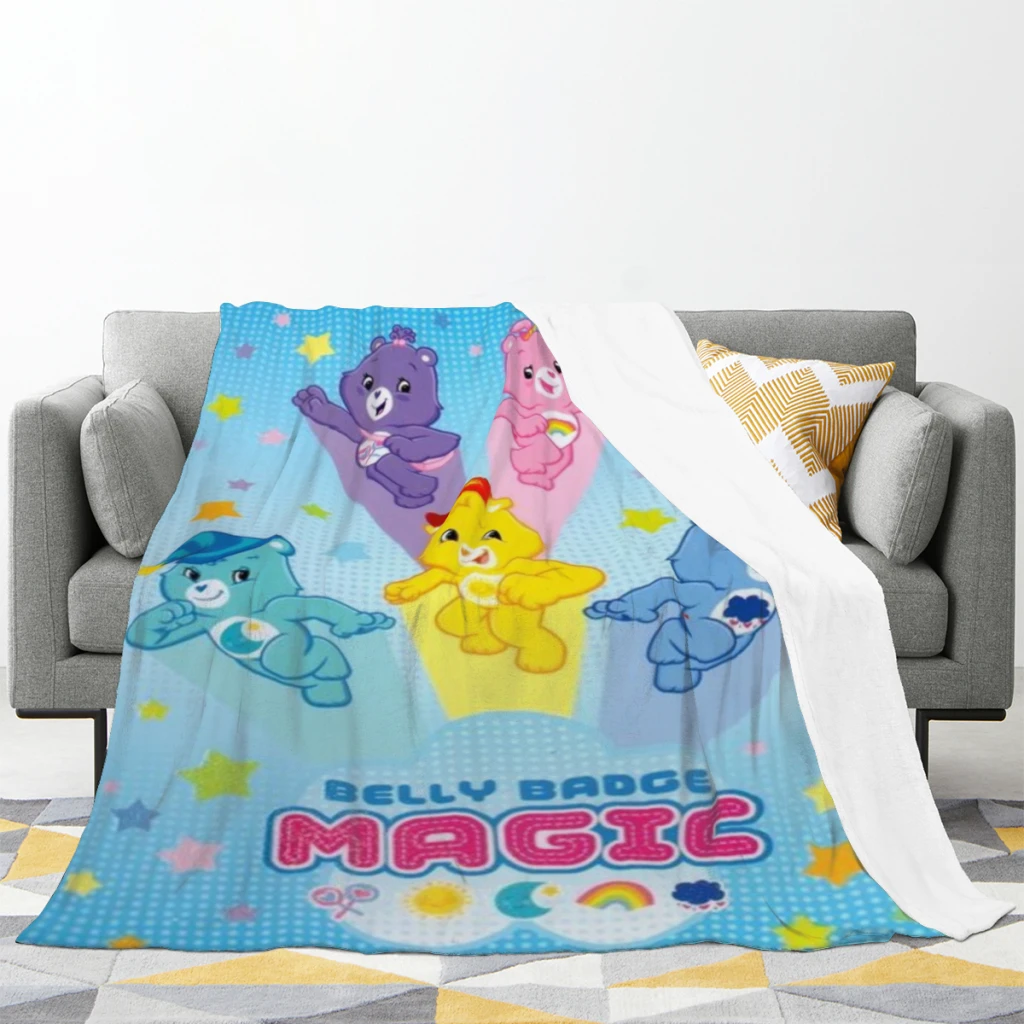 Care Bears blankets Warm Flange blankets Soft and comfortable blanket picnic blanket