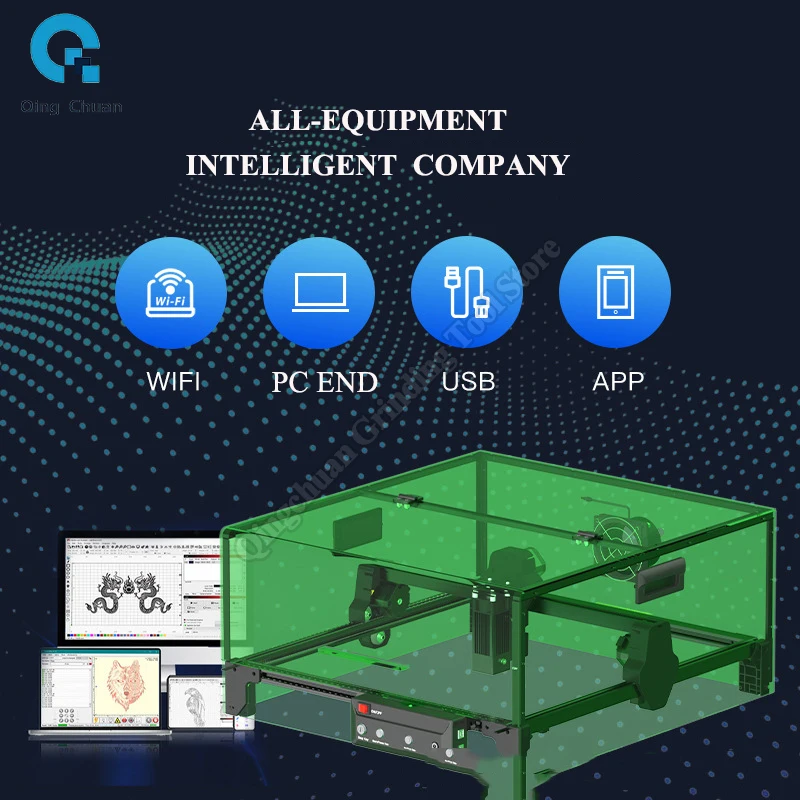 

Laser Engraving Machine Cutting Machine C5 Covered Leaf Engraving Machine Marking Cardboard Acrylic Engraving Machine