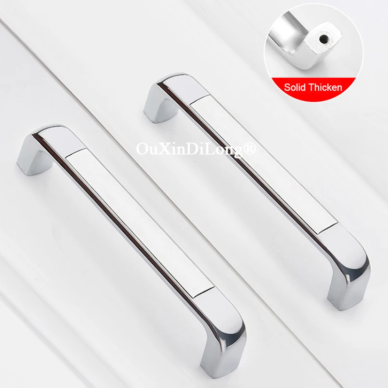 جديد 4 قطعة سبائك الزنك الصلبة مقابض لقطع الأثاث الأوروبي درج يسحب خزانة خزانة المطبخ حذاء التلفزيون خزانة مشروبات تسحب المقابض #4