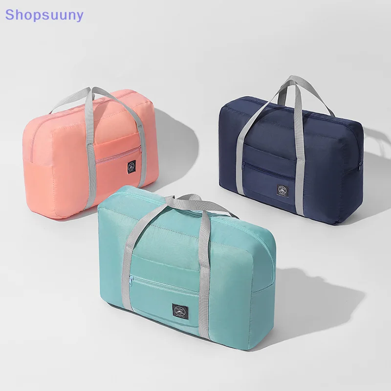 [SU]Travel Bag Folding Travel Storage Bag Travel Storage Bags Boarding Luggage Clothes Handbags Picnic Move House Large Handbag