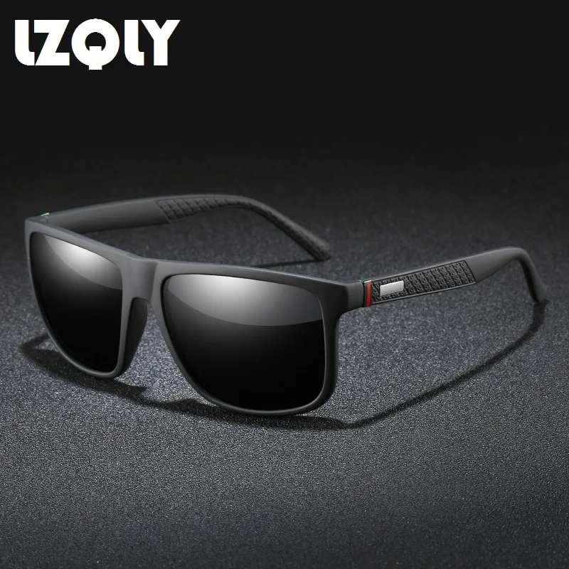 Fashion Square Vintage Polarized Sunglasses Men Women Anti-glare Driving Travel Fishing Sun Glasses For Man Oculos Gafas UV400