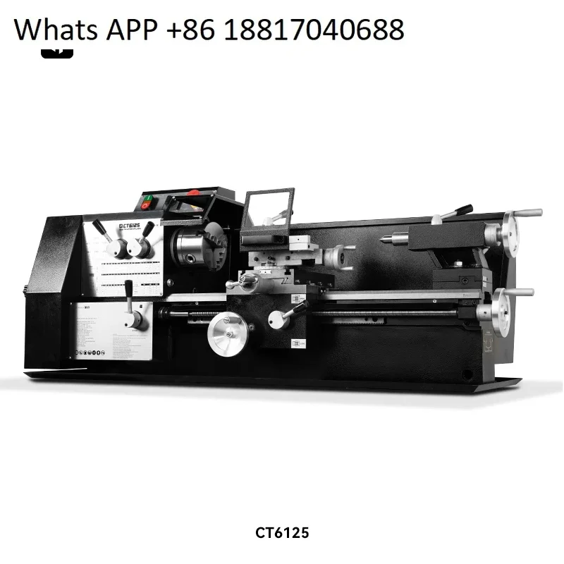 Baring iron CT6125 gear variable speed lathe household desktop small ordinary lathe miniature lathe