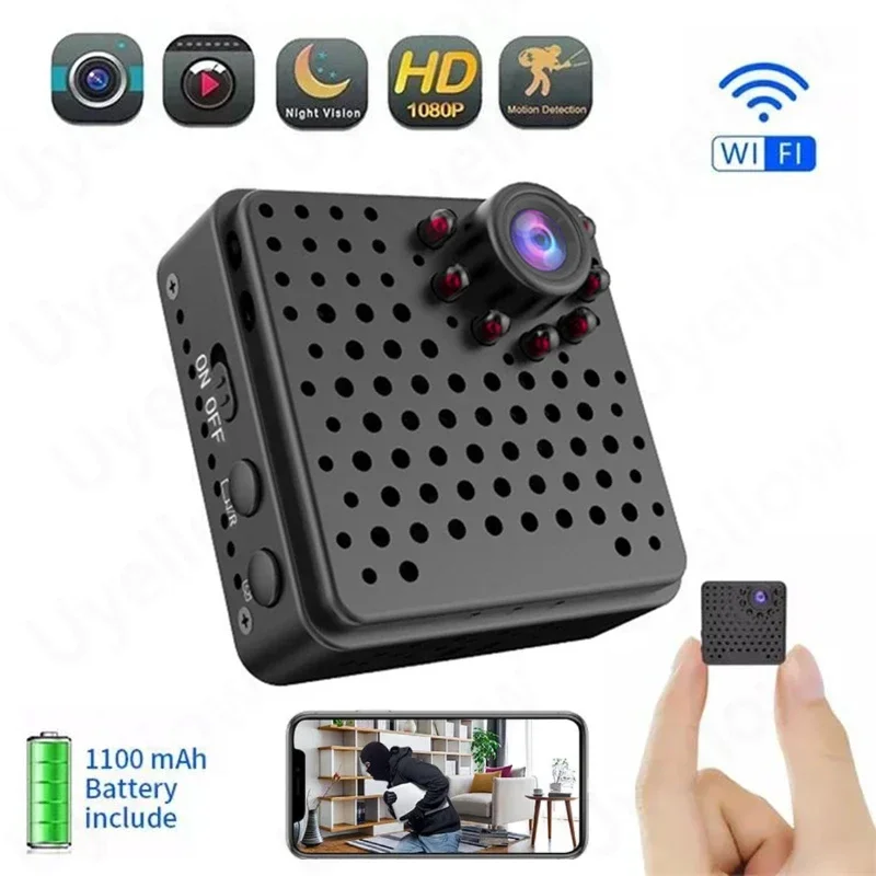 1080P Mini Wifi Camera Infrared Night Vision Wireless Webcam Smart Home Motion Detection Micro Smart IP Surveillance Camcorders