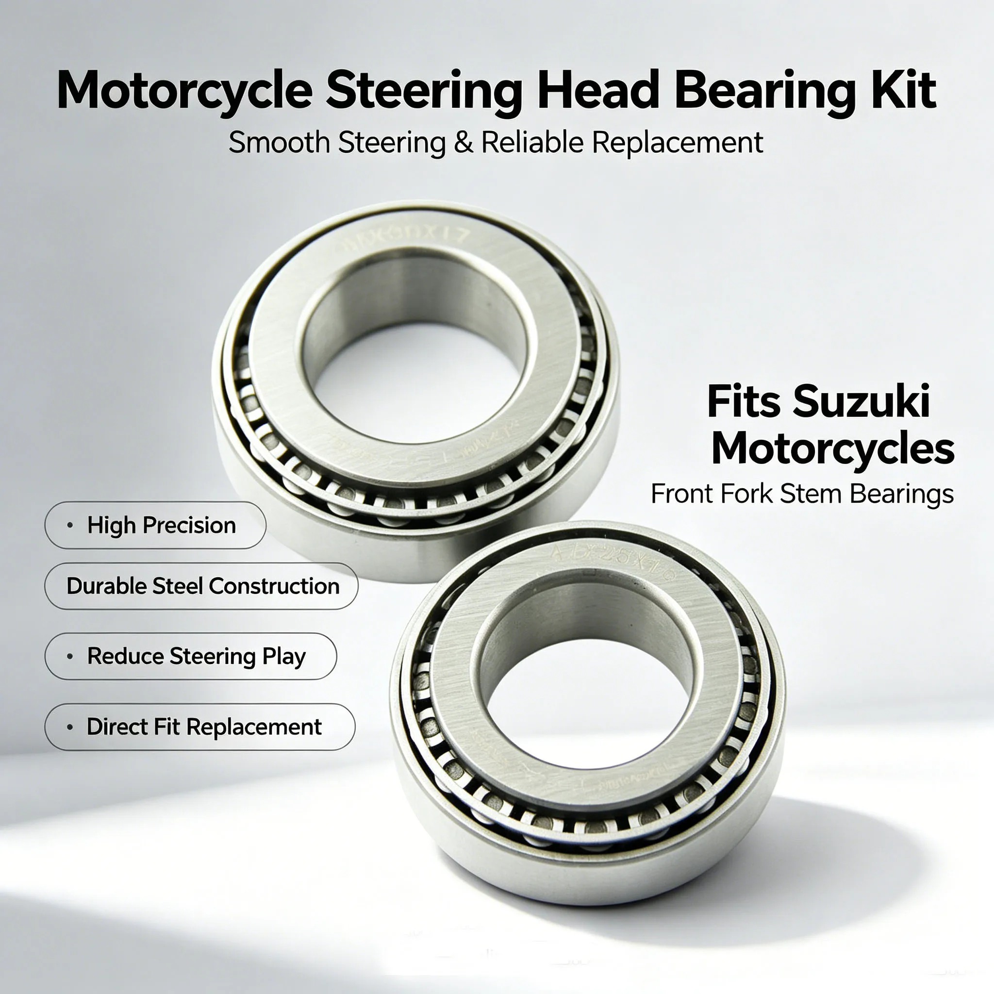 Kit de cojinete de dirección para Suzuki GSX400, SSN (GK77A), Katana, impulso tipo S, GK7B, Inazuma, GSX600, Katana, GSX650F, GSX750, GSX1000