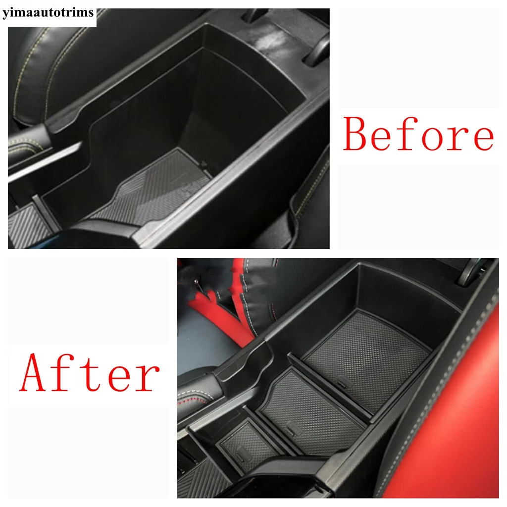 سيارة مركز وحدة التحكم مسند الذراع صندوق تخزين درج منظم لجيلي Coolray SX11 / BelGee X50 2022 2023 اكسسوارات السيارات الداخلية #2