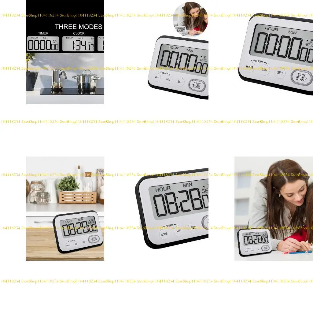 

P9FB Count Up/Down Timer for Teacher Classroom Kitchen Home Table Timer