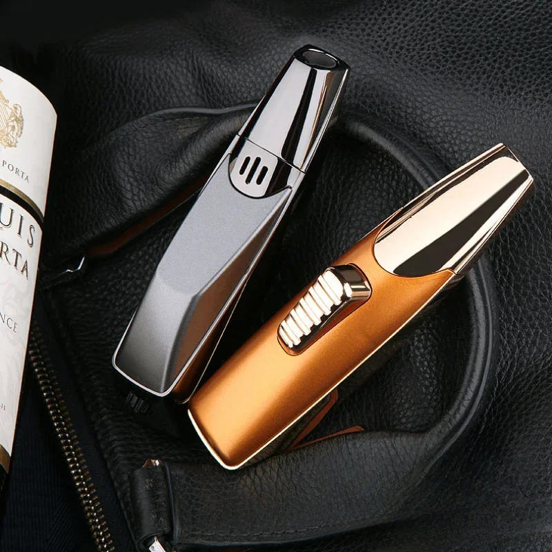 2026 New JOBON Streamlined Yacht Gas Lighter Windproof High Fire Jet Blue Flame High Temperature Cigar BBQ Welding Airbrush Gun - view 5