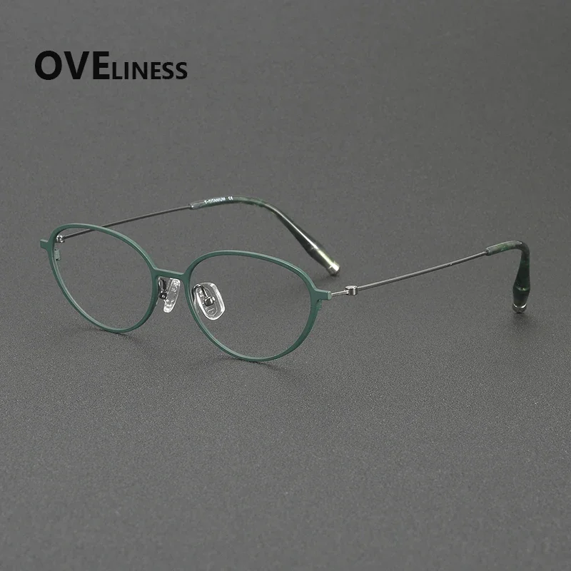 Cat Eye Japanese Brand Designer Ultra-light Pure Titanium Glasses Frame Trendy Luxury Women Eyeglasses Frames Fashion Eyewear
