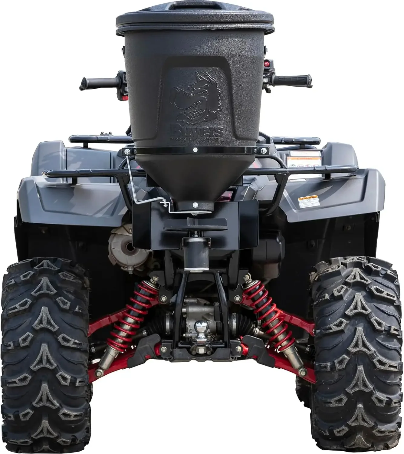 Products ATV All Purpose Broadcast Spreader for All-Seasons Hunting Deer Feeder, Seed, Fertilizer, Rock Salt and More, 15 Gallon