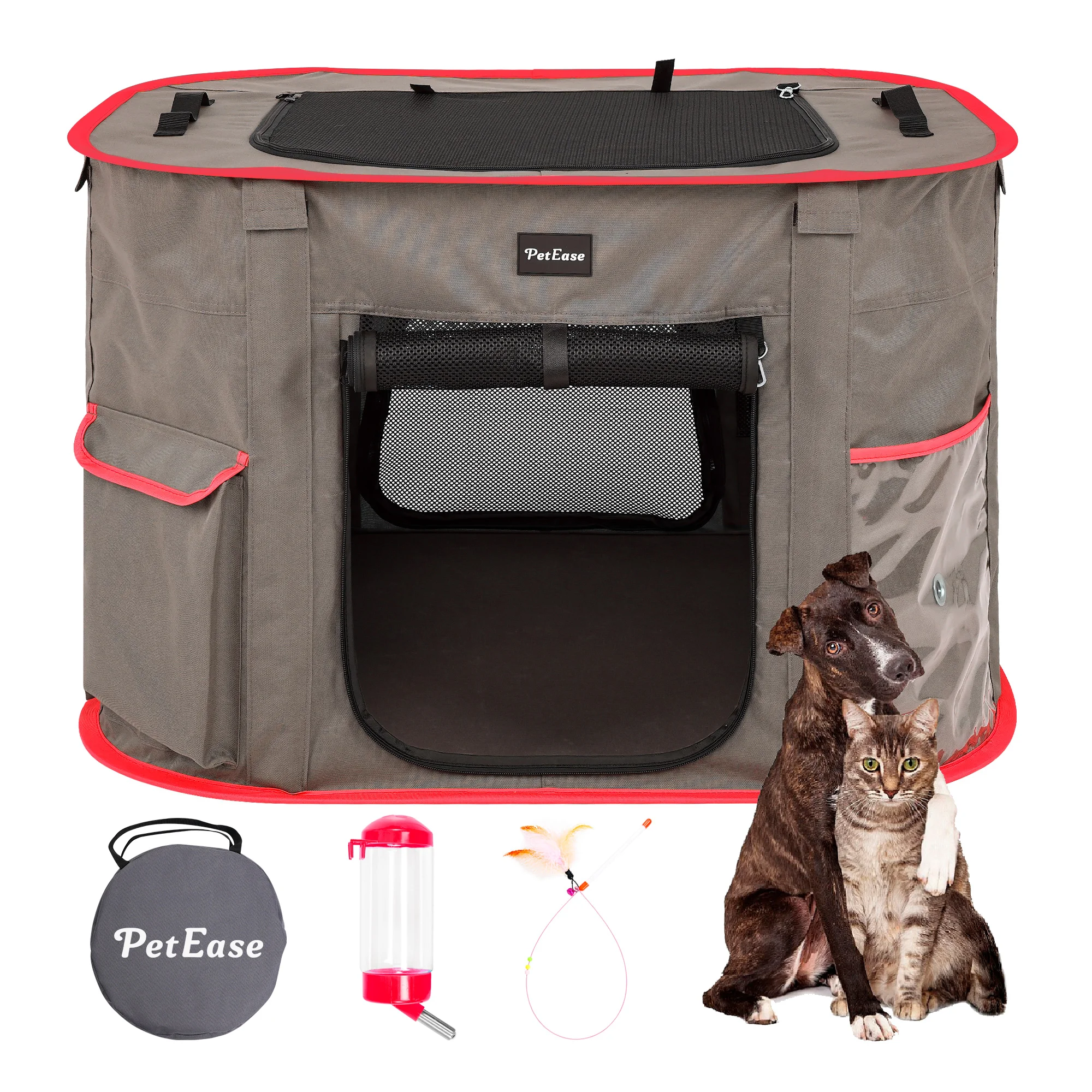 Cat Playpen Oxford Removable Cover Portable Foldable Pet Playpen For Dogs And Cats Fence Tent