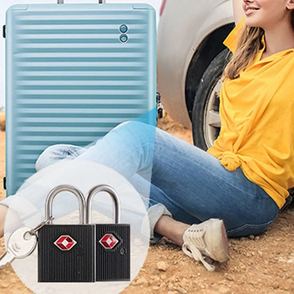 High Quality TSA Customs Lock Anti-Theft with 2 Keys Luggage Lock Cabinet Lock for Travel
