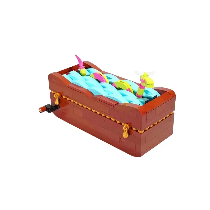 Buildmoc Sea Serpent Snake Automaton Bouwsteen Set 59860 Schip Op Zee Dansen Boot Bakstenen Speelgoed Voor Kinderen Kind Verjaardagscadeau