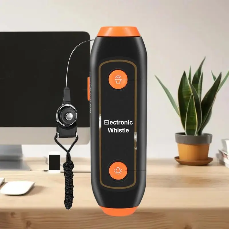 صافرة كهربائية مع مصباح يدوي متكامل، مثالية للحكام والمدربين الرياضيين وP.E. المعلمون #5