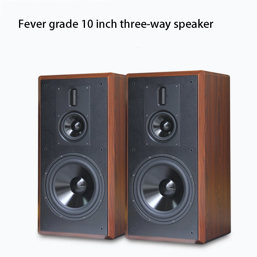 

10-дюймовая трехполосная Hi-Fi колонка, экспортируемая из Германии, пассивная акустическая система класса Hi-Fi, деревянный корпус для дома