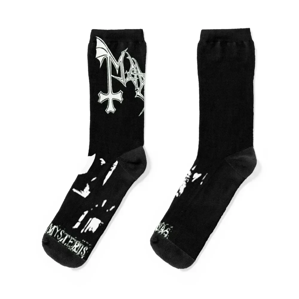 Mayhem De Mysteriis Dom Sathanas Socks gifts with print sports stockings warm winter Socks Woman Men's