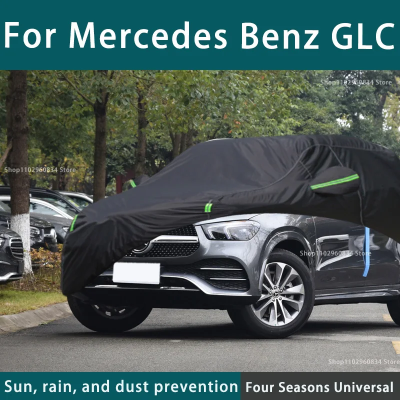 

FOR Mercedes benz GLC Car Cover Outdoor Protection Full Car Covers cooling Cover Sunshade Waterproof Dustproof car Accessories