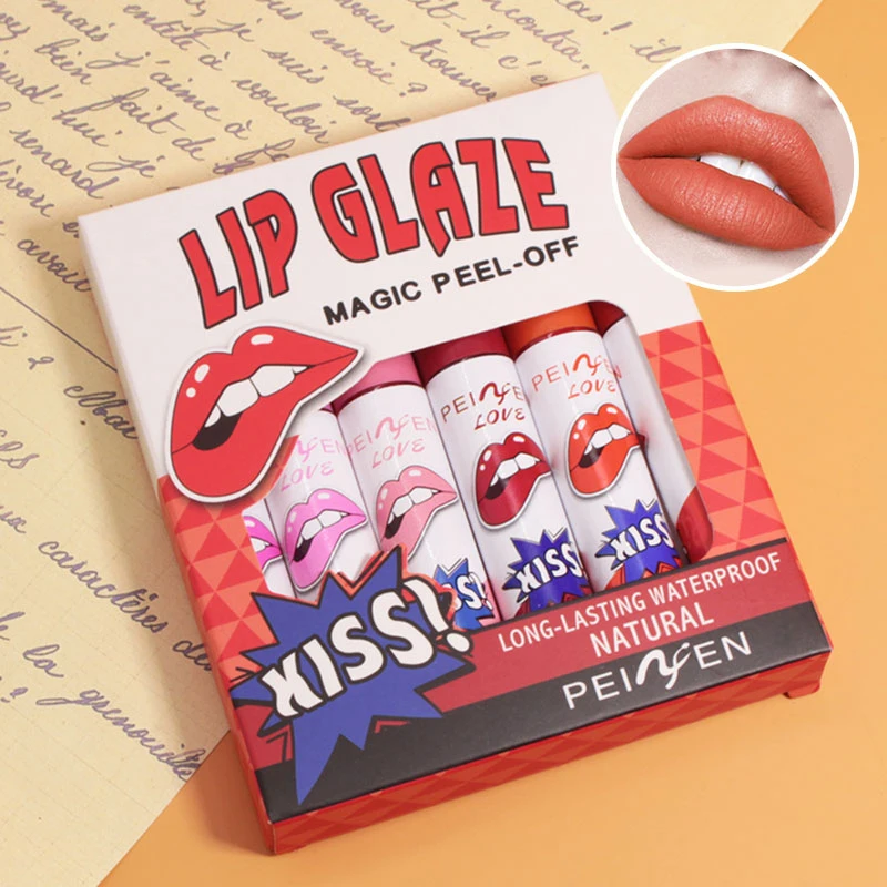 Tear lip gloss spot liquid lip gloss lip glaze does not fade do not touch cup box tear lip film parity