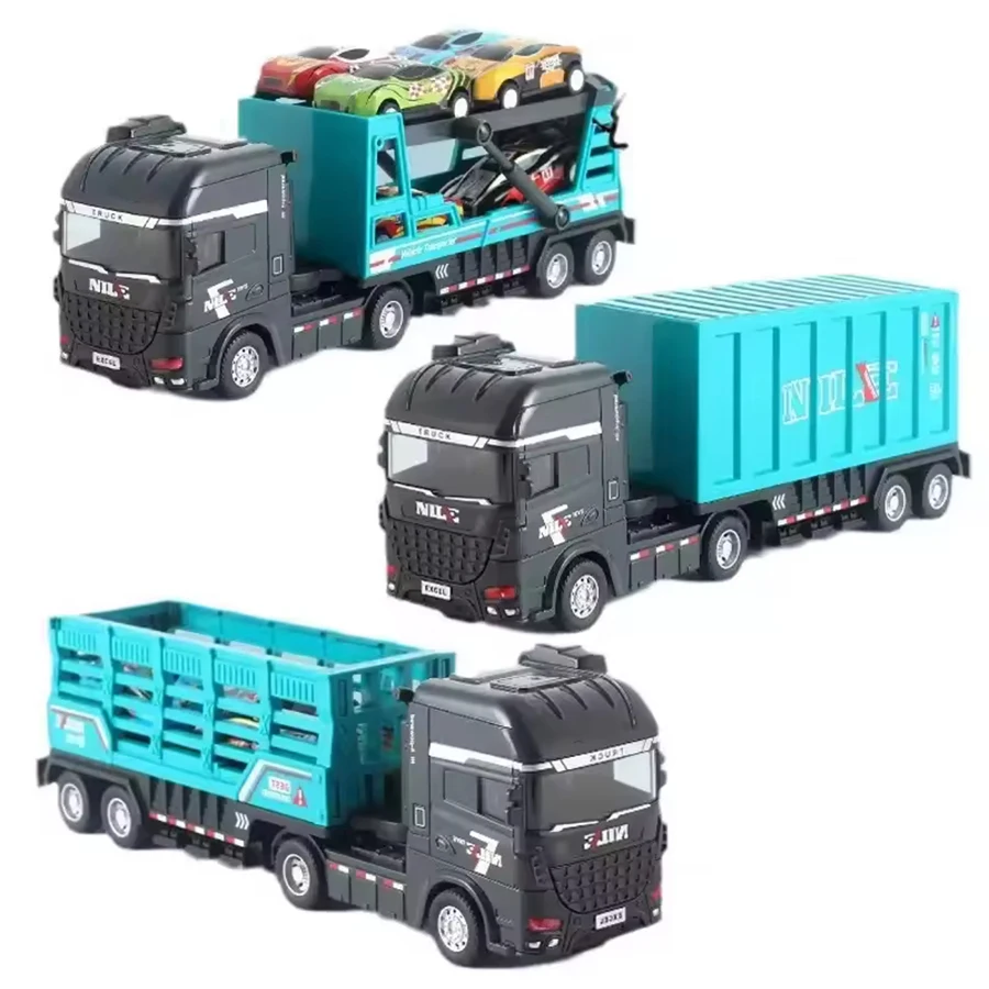 حاوية شاحنة بالقصور الذاتي، شاحنة لعبة، شاحنة سياج للأولاد، شاحنة صرفية للأطفال، شاحنة نقل كبيرة للتحميل والتفريغ