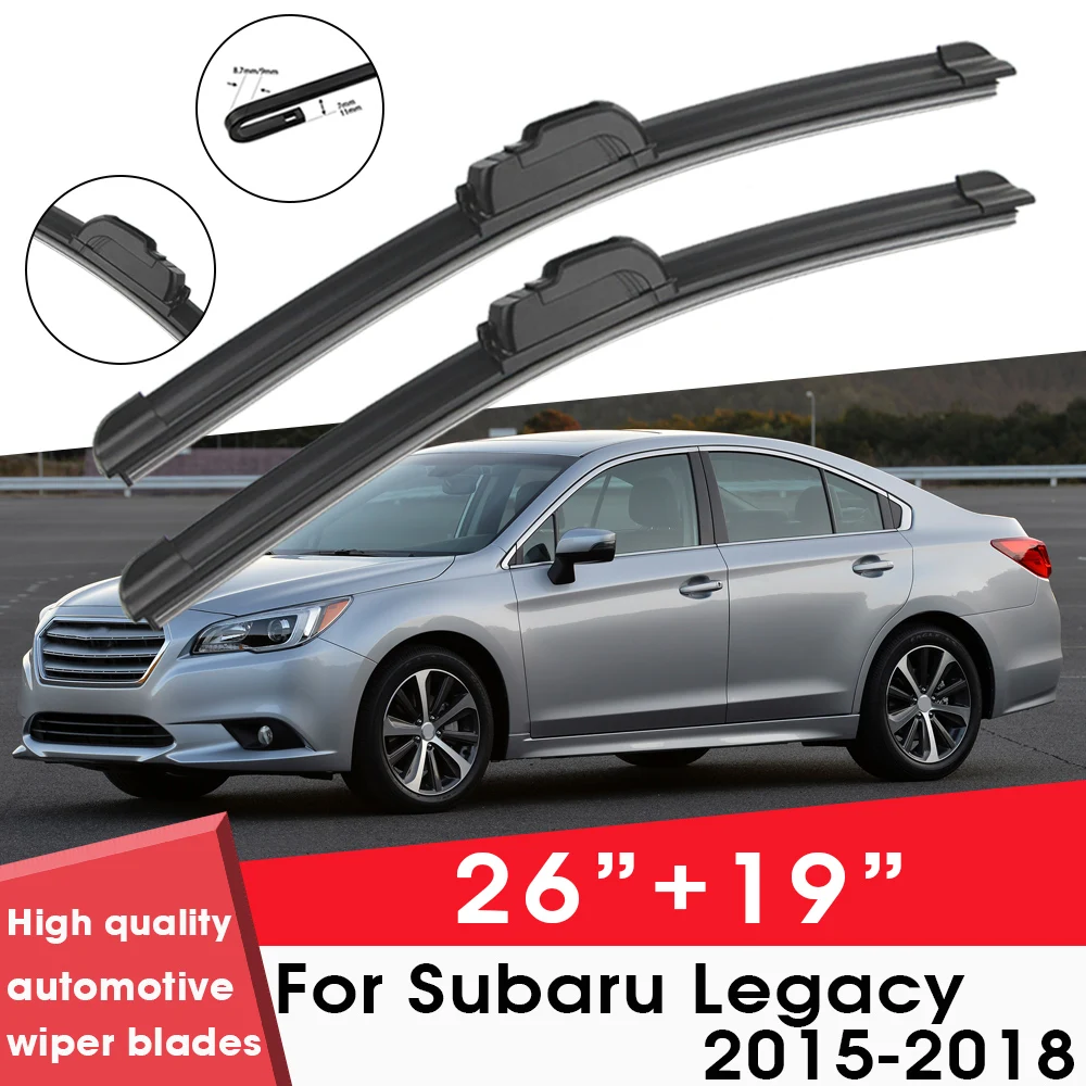 

Car Wiper Blade Blades For Subaru Legacy 2015-2018 26"+19" Windshield Windscreen Clean Rubber Silicon Cars Wipers Accessories