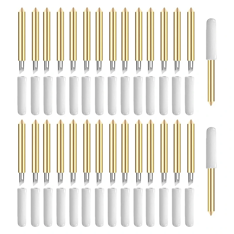 

50 Pcs Premium Fine Point Blades For Cricut Maker 3/Maker/Explore 3/Explore Air 2/Air/One/Venture,Replacement Blade