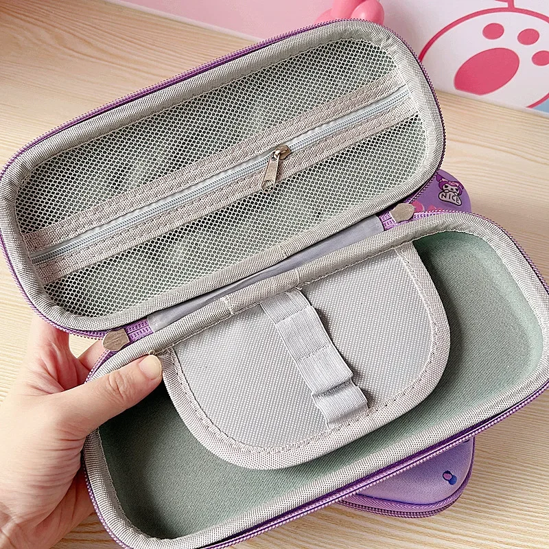 Sanrio Series Student Pencil Box Large Capacity Creative Cartoon Colored 3d Pencil Case Storage Stationery Student Supplies Gift image 3