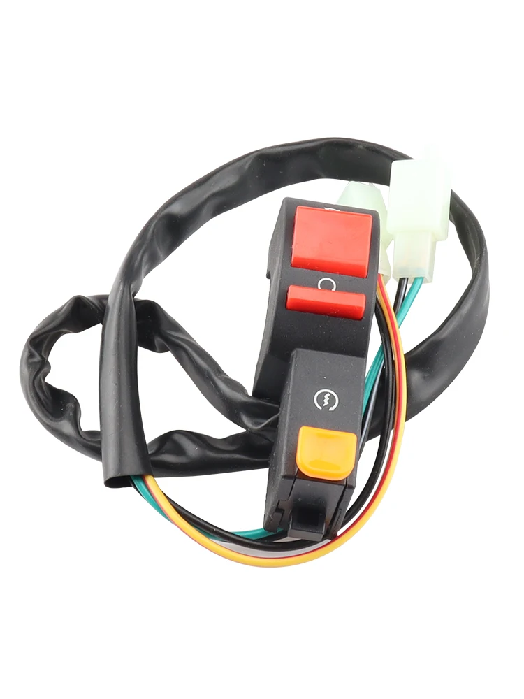 AliExpress 1pc Motorcycle Electric Start Stop On Off Button Switch For Motorcycle Dirt ATV Quad Bike fit 7/8" handlebars Horn Light Switche