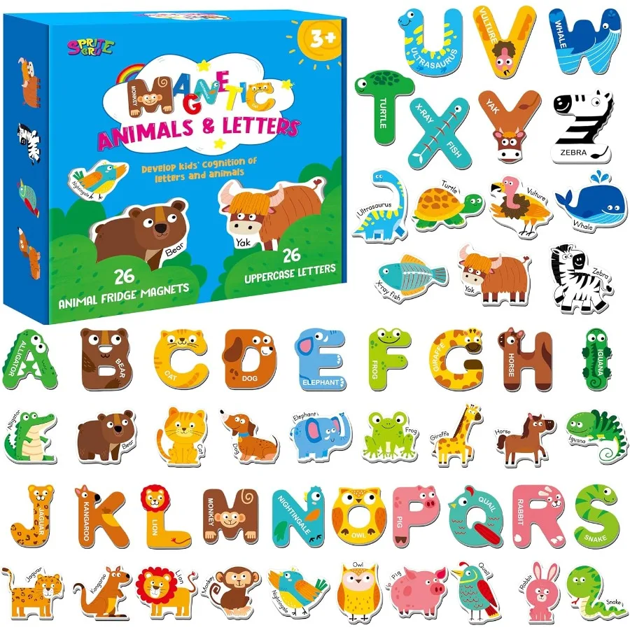 52PCS Letters Anima…