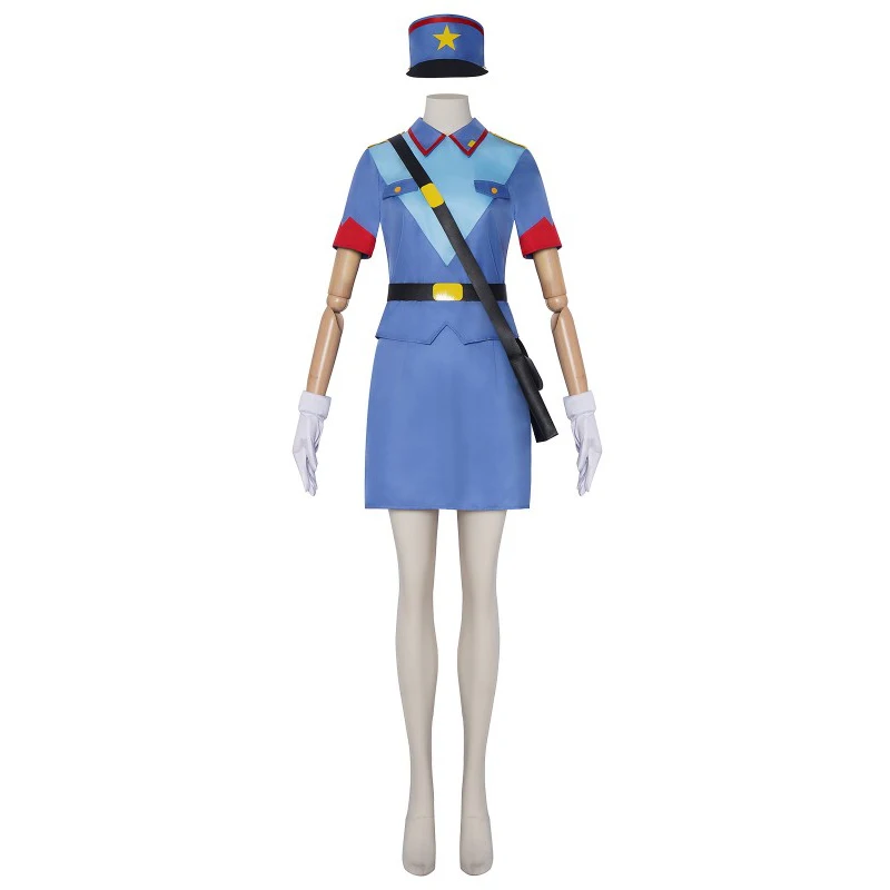 

2025 Anime Officer Jenny Cosplay Costume Animation Policewoman Agente Mara Uniform Skirt Officer Rocky Halloween Junsar Costumes