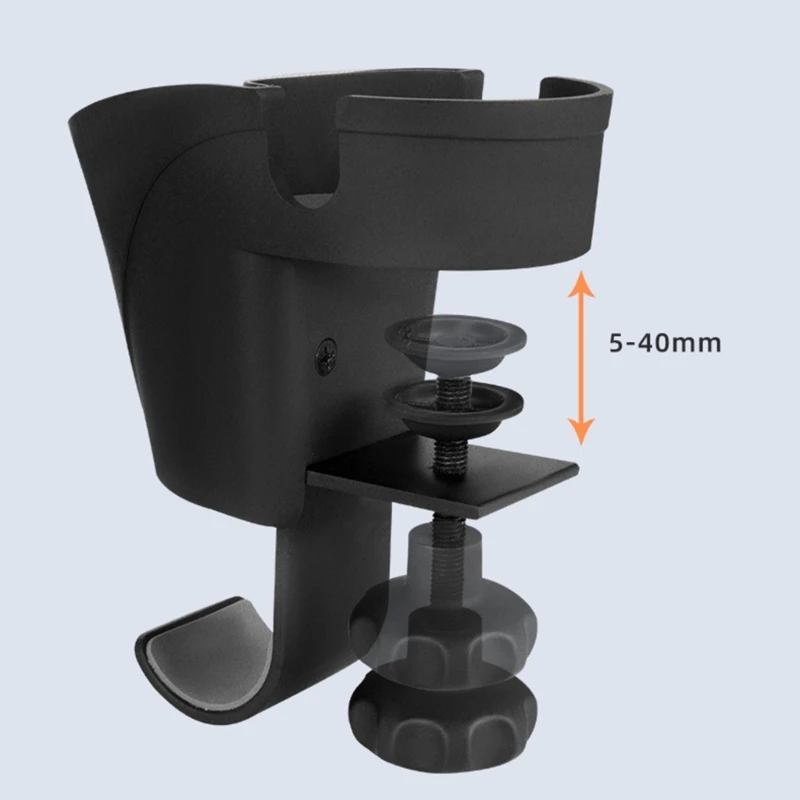 Morsetto salvaspazio sul portabicchieri per penna Gancio per cuffie Portabicchieri con gancio per cuffie