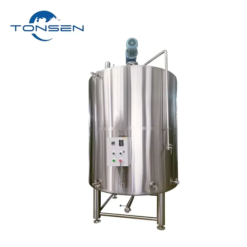 2026 CE Agitator Mixer Type Electric or Steam Jacketed Bright Mixing tank 5000L Mixing tank with Agitator