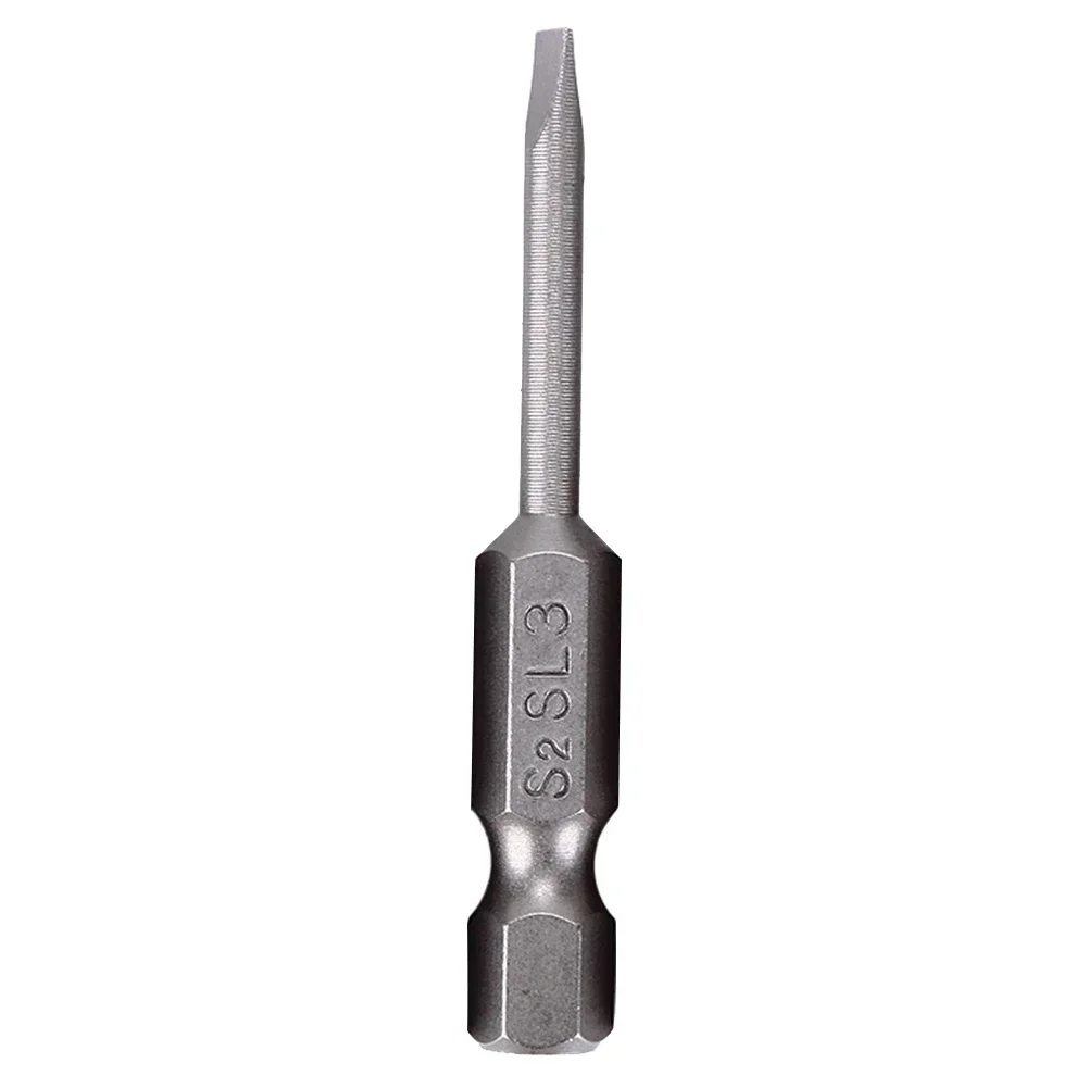 Punta per cacciavite con punta a taglio Utensili manuali Sostituzione portatile magnetica per la casa Argento 2.0-6.0mm Accessori a testa piatta