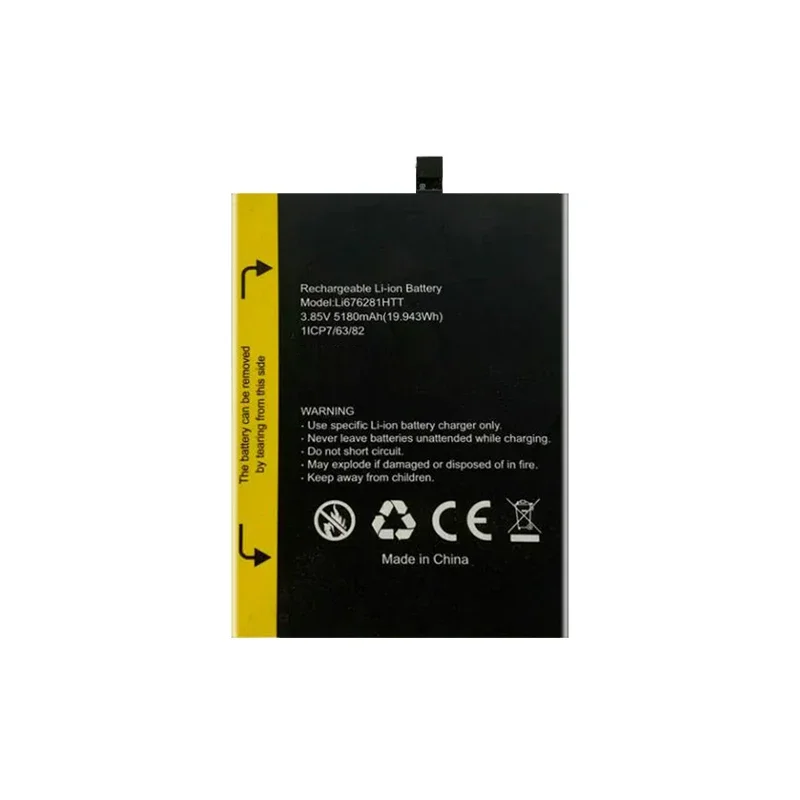 5180mAh vervangende batterij Li 676281 HTT voor Blackview BV7200