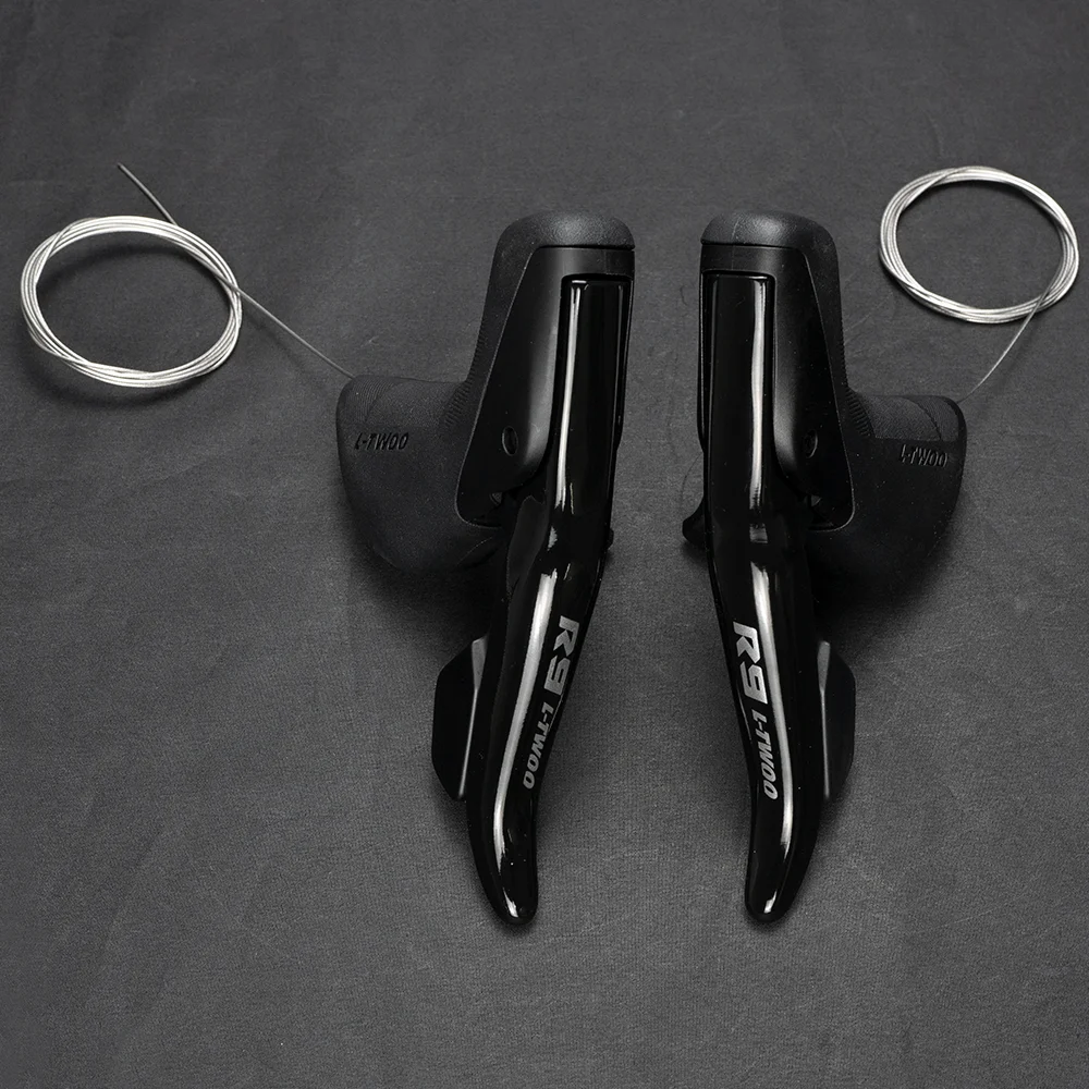LTWOO R9 2x11-Gang Rennrad-Schaltgruppe, 22-Gang Rennrad-Gruppensatz, Mechanische Bremse, Schalthebel + Schaltwerk + Umwerfer 5800, R7000 – Detail 2