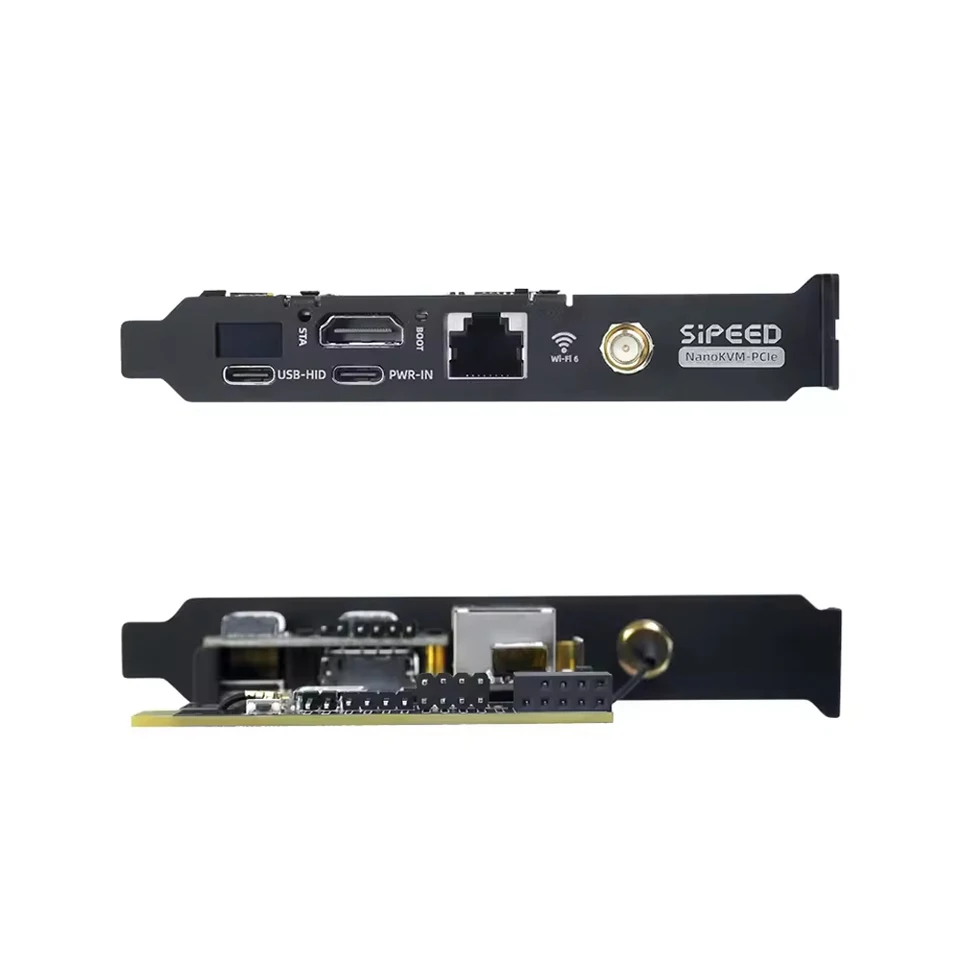 Sipeed NanoKVM-PCIe IP-KVM Mini Remote Control Operations