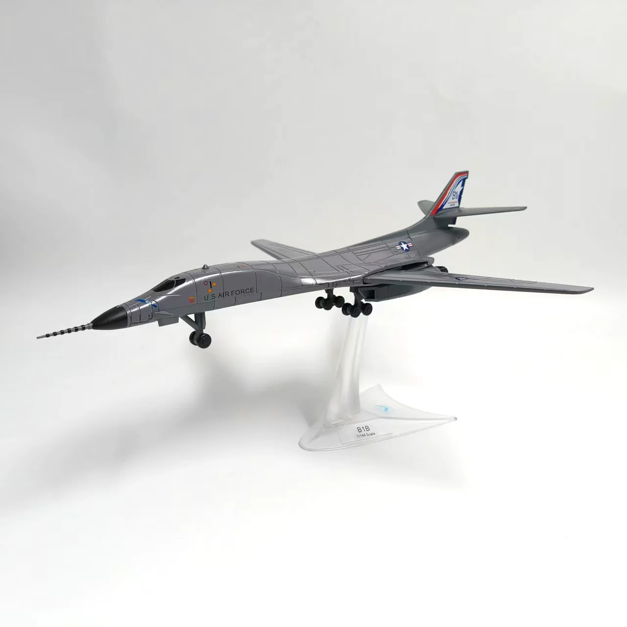 Diecast 1:144 Scale B1B Gunship Bomber TEST PROGRAM Alloy Aircraft Model