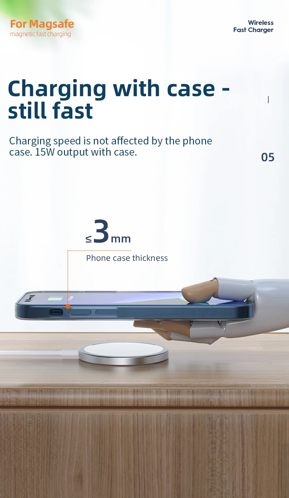 For Apple Magsafes Original Wireless Charger For iPhone 17 16 15 14 13 12 Pro Max Samsung Fast Charging Type C Magnetic Charge