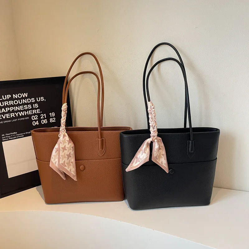 

2025 Trendy Shoulder Bag​​ for Women Large Capacity Tote Purse Work Commuter Bag Fashion Underarm Bag High Quality Leather