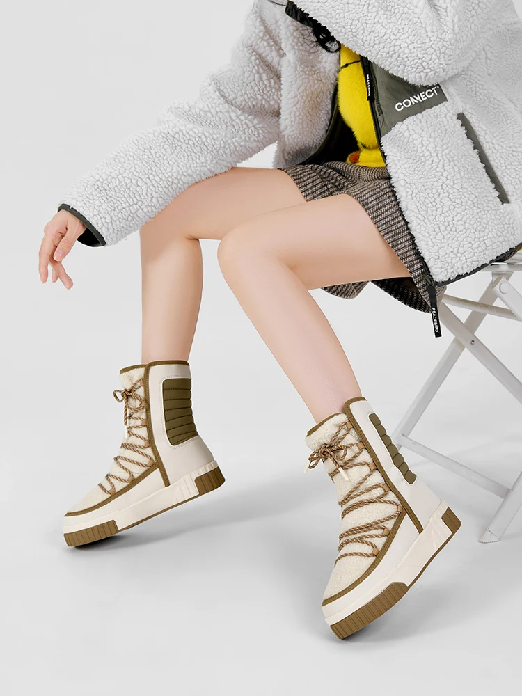 Botas de montaña impermeables mujer – Resistente frío invierno outdoor - imagen 2