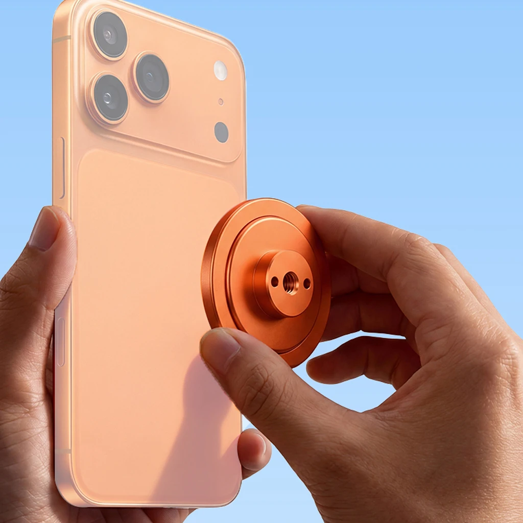 Magnetische Handyhalterung für Live-Streaming und mobiles Fotografieren, kompatibel mit MagSafe, passend für 17-mm-Kugelkopf und 1/4-Zoll-Gewinde-Stativ. – Detail 16