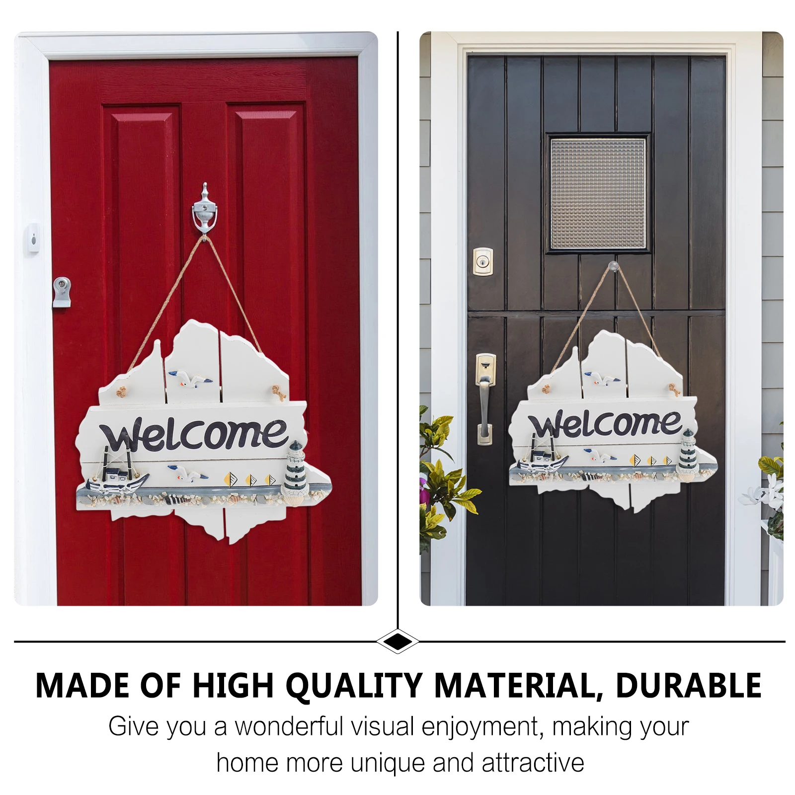 

Ocean Series Creative Store Hotel Restaurant Welcome Tag Hanging Decor Door Door Decor Hanging nament Party DIY