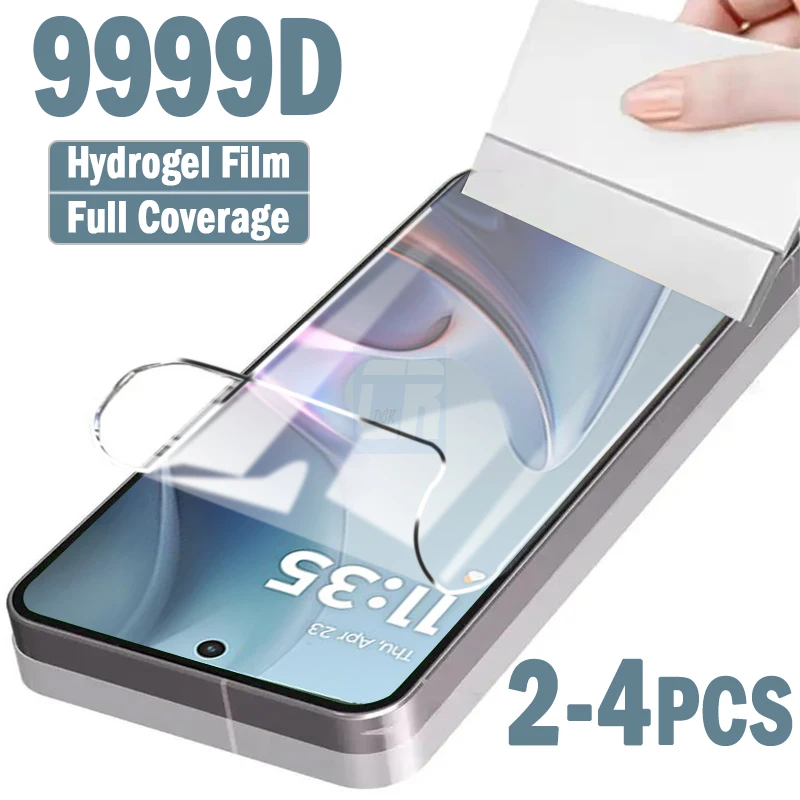 

2-4 шт. гидрогелевая пленка HD с полным покрытием для Motorola Moto E15 E14 E13 E22 E22i E32s E30 E20 E40, защитные пленки для экрана, не закаленное стекло