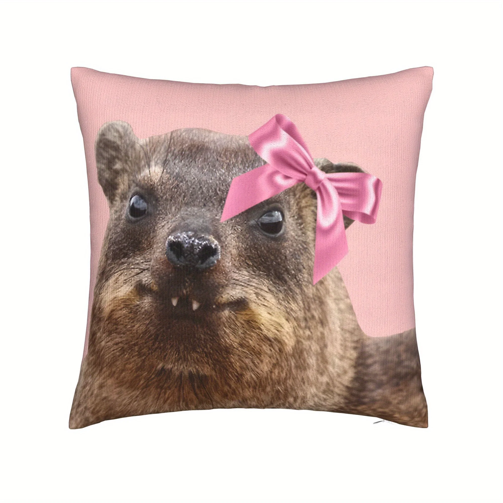 Baby Nursery Chair - Cute Raccoon Pillowcase Nursery Decor Cushion