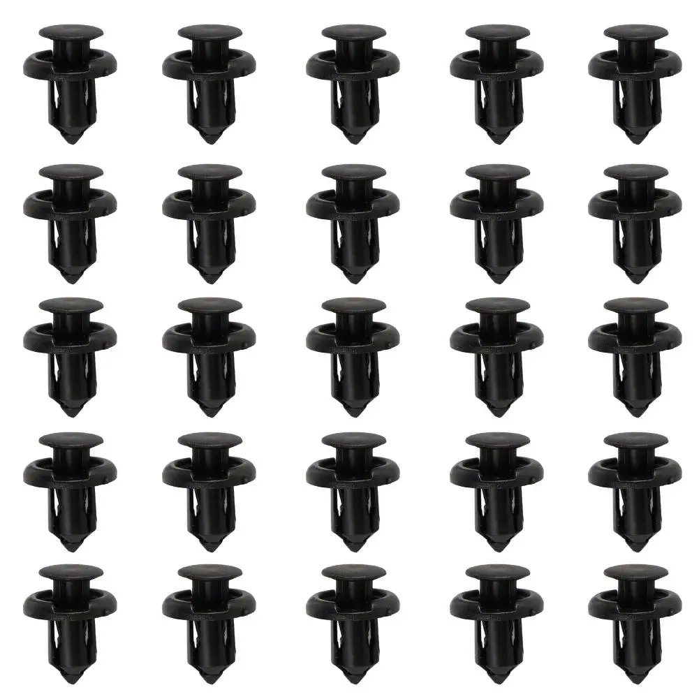 25Pcs Car Bumper Fender Hood Moulding Side Garnish Grille Retainer Clips Fasteners